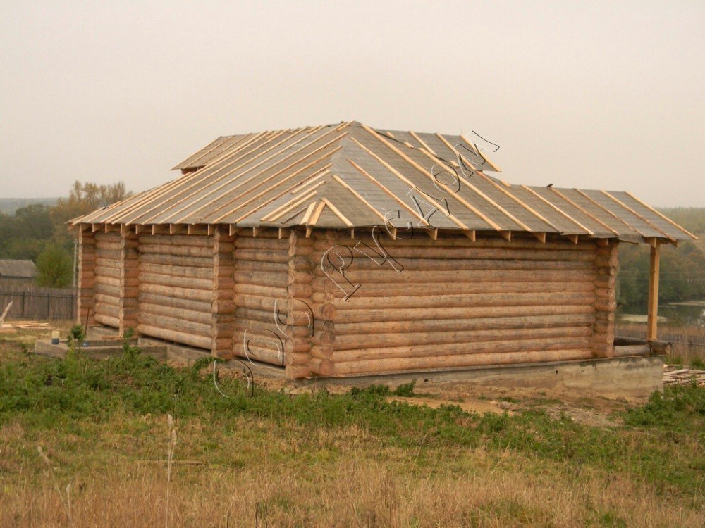 Сруб дома по проекту Судейкина начала XX века